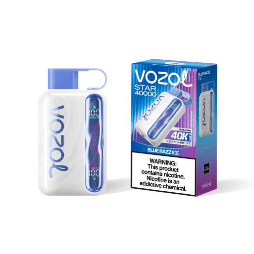 Vozol Star 40000 Blue Razz Ice