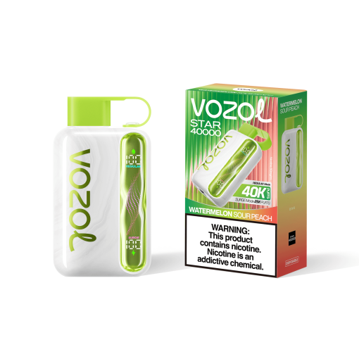 Vozol Star 40000 Watermelon Sour Peach