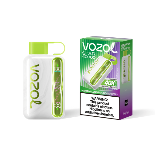 Vozol Star 40000 Watermelon Grape Boysenberry