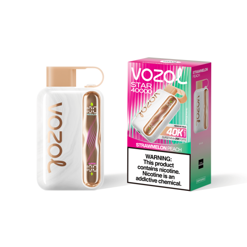 Vozol Star 40000 Strawmelon Peach