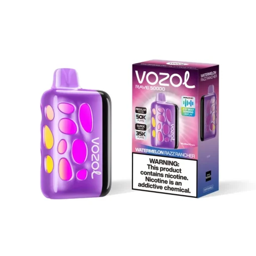 Vozol Rave 50000 Watermelon Razz Rancher