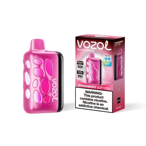 Vozol Rave 50000 Strawberry Soft Pop