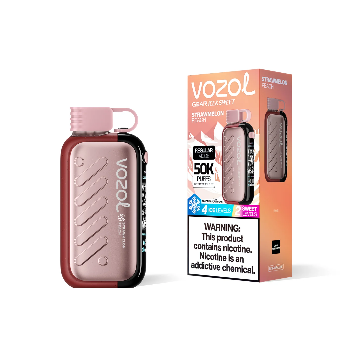 Vozol Gear 50000 Strawmelon Peach